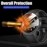 Disscool Tempered Glass Screen Film Protector Compatible with Garmin Fenix 8 43mm Amoled, 0.33mm Protector Full Coverage HD Clear Anti Scratch Smart Watch Accessory - Image 4
