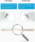 Disscool Tempered Glass Screen Film Protector Compatible with Garmin Fenix 8 43mm Amoled, 0.33mm Protector Full Coverage HD Clear Anti Scratch Smart Watch Accessory - Image 6