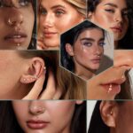 Jstyle Opal Nose Rings Set for Women Men Hypoallergenic 316L Stainless Steel Nose Studs 20G Opal CZ Nose Rings Hoops 8/10MM Septum Cartilage Helix Rook 2nd/3rd Earlobe Lip Piercings - Image 5