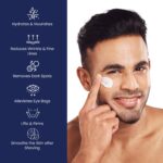 6-in-1 Face Cream for Men: Anti Aging & Wrinkle Cream for Men with Collagen, Hyaluronic Acid, Vitamins E & B, Shea Butter - Dark Spots Remover & Eye Bags Treatment - 1.7 oz. - Image 5