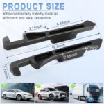 GaRhomxy 2PCS Car Seat Gap Filler Organizer, Universal Fit Gap Stopper for Cars SUV Truck, Prevent Drop Between Seat & Console, Anti-Slip Foam with Storage Pockets, Car Interior Accessories (Black) - Image 3