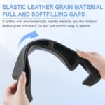 GaRhomxy 2PCS Car Seat Gap Filler Organizer, Universal Fit Gap Stopper for Cars SUV Truck, Prevent Drop Between Seat & Console, Anti-Slip Foam with Storage Pockets, Car Interior Accessories (Black) - Image 4