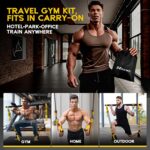 Pilates Equipment, Portable Pilates Bar Kit with Resistance Bands, Professional Adjustable Heavy Duty Squat Workout Equipment for Men, Home Gym Muscle Strength Training, Full Body Exercise - Image 6