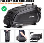 JXFUKAL Bike Bags for Bicycle Rear rack - 9.5L/17L/40L Hard Shell Waterproof Bike Ebike Trunk Pannier Saddle Seat Bag Carrier with Reflector, Rain Cover & Shoulder Strap for Commuter Travel Outdoor - Image 5