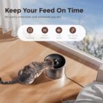 Automatic Cat Feeder WiFi and Water Dispenser, Timed Dry Food Dispenser APP Remote Control, Programmable Portions, Cat Fountains for Drinking with Filter, Small Pets (Combo 3L) - Image 5