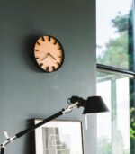 Yamazaki Home Wall Clock - Modern Wood Home Decoration Steel + Wood One Size Walnut - Image 3