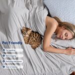 QUTOOL® Cooling Blankets for Hot Sleepers Summer Comforter for Night Sweats Twin Size, Double-Sided Cold Blanket Q-Max>0.4 Tech, All-Season Bedding Lightweight Breathable Comforter Gray 68"x90" - Image 8