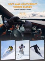 TRENDOUX Winter Gloves for Men Warm: 3M Thinsulate -20℉ Windproof Waterproof Ski Women Glove with Touchscreen Thermal Lining Anti-Slip for Work Cycling Motorcycle Snowboarding - Image 7