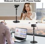 AceTaken Tabletop Portable Recorder Tripod Stand Holder for Zoom Recorder H1essential,H4essential,H6essential,Q2n,H2n and Tascam DR-05X DR-40X DR-07X X8 Handheld recorders - Image 7