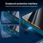 NEW'C 3x Privacy for iPhone 13 Screen Protector (6.1 inches)+ 3x Camera Lens Protector, Sensor Protection, Case Friendly Tempered Glass Film + Dust Plug- Enhanced Privacy Angle of 28 Degrees - Image 8