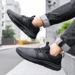 Non Slip Work Shoes for Mens Slip On Sneakers Waterproof Chef Kitchen Shoe Comfortable Slip Resistant Restaurant Footwear Hombre Zapatos de Trabajo, Black - Image 9