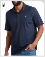 Spyder Mens Polo Shirt - Moisture-Wicking Short Sleeve Athletic Performance Collared Golf Shirt for Men (S-XL) - Image 4