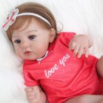WOOROY Realistic Reborn Baby Dolls - 18 Inch Lifelike Newborn Baby Girl, Real Baby with Soft Weighted Body, Real Life Reborn Dolls Gift Set for Kids Age 3+ - Image 5