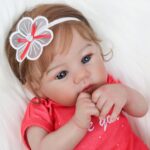 WOOROY Realistic Reborn Baby Dolls - 18 Inch Lifelike Newborn Baby Girl, Real Baby with Soft Weighted Body, Real Life Reborn Dolls Gift Set for Kids Age 3+ - Image 6