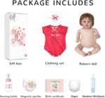 WOOROY Realistic Reborn Baby Dolls - 18 Inch Lifelike Newborn Baby Girl, Real Baby with Soft Weighted Body, Real Life Reborn Dolls Gift Set for Kids Age 3+ - Image 7
