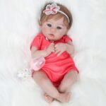 WOOROY Realistic Reborn Baby Dolls - 18 Inch Lifelike Newborn Baby Girl, Real Baby with Soft Weighted Body, Real Life Reborn Dolls Gift Set for Kids Age 3+ - Image 8