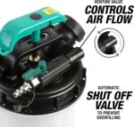 OEMTOOLS 24938 Pneumatic/Manual Fluid Extractor, 2.5 Gallon (9.5L) Oil Extractor Pump, for Coolant, Transmission, and Power Steering Fluid, 2 Dipstick Adapters, 5ft Hose - Image 5