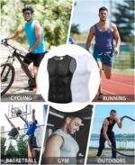 qualidyne Men's Cycling Base Layer Quick Dry Bike Undershirt Sleeveless Biking Jersey Bicycle Tops Sports Vest Breathable - Image 6