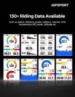 iGPSPORT BSC300T Wireless Bike Computer GPS, Touchscreen Offline MAP Navigation Off Course Warning Compatible with Insta 360, for Ebike Road Bike MTB - Image 4