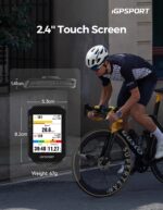 iGPSPORT BSC300T Wireless Bike Computer GPS, Touchscreen Offline MAP Navigation Off Course Warning Compatible with Insta 360, for Ebike Road Bike MTB - Image 5