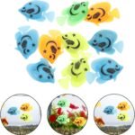 NUOBESTY 10pcs Artificial Plastic Fishes Simulated Small Floating Fish for Aquarium Fish Tank Ornaments (Random Style) - Image 10