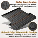 TripleAliners Truck Bed Mat Compatible with 2015-2023 Ford F150 & Lightning Accessories 5.5FT Flush All Weather Protection TPE Heavy Duty Pickup Cargo Mat - Image 8