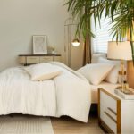 Super Fluffy Queen Size Comforter Set, Hotel Quality Jacquard Down Alternative Comforter & 2 Pillow Shams, 3 Pieces Bedding Set Cozy Lightweight Queen Size All-Season Comforter Set, Beige Texture - Image 4