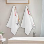 Pfrewn French Bulldog Puppy Hand Towels Set of 2 Watercolor Dog Colorful Art Bathroom Towel 16x30 in Soft Absorbent Guest Bath Towel Kitchen Dish Towel Spa Home Bathroom Decorations - Image 6