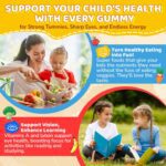 Probiotics for Kids Teen + Veggie & Fruit Fiber Gummies, with 12 Billion CFU Probiotic, Organic Inulin Prebiotics Fiber, Methyl B12 B6 C for Children's Digestive & Gut, Immune Health, Sugar Free,60Cts - Image 6