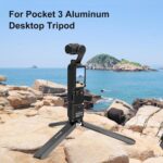 PULUZ Mini Tripod | Desktop Tabletop Stand Compact Tripod for DJI Osmo Pocket 3 / Insta360 X4, Gimbal Handle Grip Stabilizer, Quick Fold Handle/Selfie Stick with 1/4 Inch Screw - Image 6