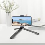 PULUZ Mini Tripod | Desktop Tabletop Stand Compact Tripod for DJI Osmo Pocket 3 / Insta360 X4, Gimbal Handle Grip Stabilizer, Quick Fold Handle/Selfie Stick with 1/4 Inch Screw - Image 8
