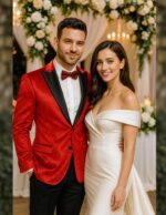 COOFANDY Mens Tuxedo Jacket Slim Fit Velvet Blazer One Button Suit Jacket for Wedding Prom Party - Image 5
