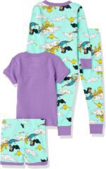 Amazon Essentials Disney | Marvel | Star Wars Babies, Toddlers, and Girls' Pajama Set, 4-Piece (Previously Spotted Zebra) - Image 3