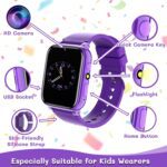 Kids Smart Watch Girls Ages 3-12, Girls Toy Smart Watch for Kids with 26 Games Step Counter Pedometer Learning Card Audio Book Educational Watch for Girls, Toys for Girls Birthday Gift Ideas - Image 3