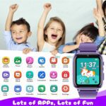 Kids Smart Watch Girls Ages 3-12, Girls Toy Smart Watch for Kids with 26 Games Step Counter Pedometer Learning Card Audio Book Educational Watch for Girls, Toys for Girls Birthday Gift Ideas - Image 4