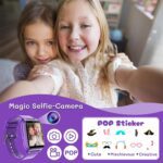 Kids Smart Watch Girls Ages 3-12, Girls Toy Smart Watch for Kids with 26 Games Step Counter Pedometer Learning Card Audio Book Educational Watch for Girls, Toys for Girls Birthday Gift Ideas - Image 6