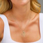 STORUP Heart Initial Necklaces for Women Girls, 14K Gold Plated Cubic Zirconia Heart Initial A-Z Pendant Necklace Dainty Heart Necklaces for Women Teen Girl Jewelry Birthday Gifts - Image 3