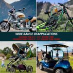 Extra Large Motorcycle Cup Holder Anti Theft, Mathtoxyz Bike Water Bottle Holder 1.95 – 3.6 inch Universal Size Handlebar Drink Holder Cage for Moto Bicycle, Boat, Scooter, Stroller, Wheelchair - Image 8