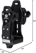 Extra Large Motorcycle Cup Holder Anti Theft, Mathtoxyz Bike Water Bottle Holder 1.95 – 3.6 inch Universal Size Handlebar Drink Holder Cage for Moto Bicycle, Boat, Scooter, Stroller, Wheelchair - Image 9