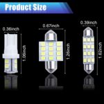 Car Led Bulb, Led Combination Set of 24 Sets, Used for Car Interior/Indoor Map Dome/ Trunk / License Lights, Etc. (White) - Image 3