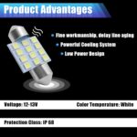 Car Led Bulb, Led Combination Set of 24 Sets, Used for Car Interior/Indoor Map Dome/ Trunk / License Lights, Etc. (White) - Image 4