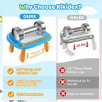 Kikidex Magnetic Drawing Board, Toddler Girl Toys for 1-2 Year Old, Doodle Board Pad Learning and Educational Toys for 1 2 3 Year Old Baby Kids Birthday Gift(Light Blue) - Image 3