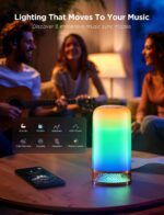 Govee RGBIC Smart Table Lamp 2, Touch Bedside Small Table Lamp Work with Matter, Alexa, LED Desk Lamp with 64 Scene Modes, Color Changing Lamp for Bedroom Living Room Dimmable Night Light(Corded) - Image 7
