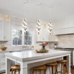 Chrome Pendant Light,4000K Modern LED Pendant Lights Kitchen Island,Adjustable Pendant Lighting Over Island Hanging Pendant Light Fixtures for Kitchen Dining Room Hallway Foyer, 1 Pack - Image 3
