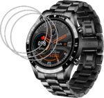 [3-Pack] for LIGE i12 1.3 inch Smart watch smartwatch Tempered Glass Screen Protector, 9H Hardness Case Friendly Anti Scratch Anti-Bubble HD Clear Glass Flim For LIGE i12 1.3 inch Smartwatch - Image 2