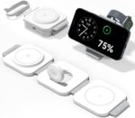 3 in 1 Charging Station for Apple Multiple Devices, Foldable Magnetic Fast Wireless Charger Dock, Travel Charging Pad for iPhone 16 15 14 13 12 Pro Max Plus Apple Watch Series & AirPods 4/3/2/Pro - Image 2