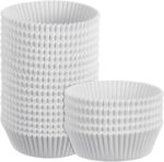 600 Pcs White Disposable Pet Feeding Bowls Liners – Bulk Cat & Dog Food Bowl Liners, Small Paper Dish for Wet/Dry Food – Sanitary & Leak-Proof (4” x 1.2”) - Image 2