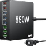 880W USB C Charger Block Charging Station 8 Port Fast Chager 140W PD PPS HUB Laptop MacBook Charger Compatible with All iPhone 17 Pro Max/17 Air/16 SE/Samsung Galaxy 25/ MacBook Pro/Air/iPad Pro - Image 2