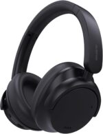 AUSDOM Hybrid Noise Cancelling Headphones: Wireless Bluetooth 5.4 Over Ear Headphones, Foldable ANC Headphone with Mic, 80H Playtime, Hi-Fi Audio, Deep Bass, Comfortable Earpad for Home Office Travel - Image 2