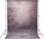 Abstract Professional Photography Backdrop for Portrait Photo Props Booth Background Photoshoot Studio with Polyester Fabric Roller Pocket on Top (8x12,Purple) - Image 2